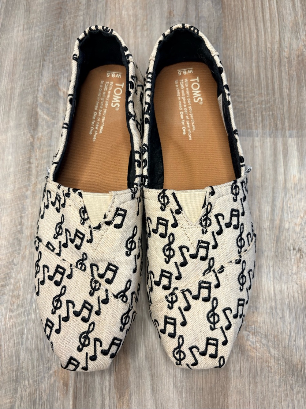 Tom’s Women's Alpargata Musical Notw Slip-On - Picture 2 of 7
